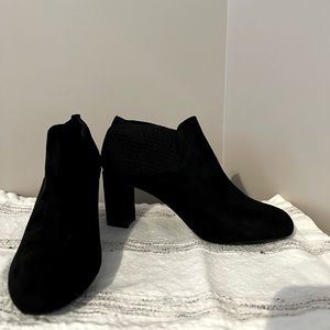Womens black booties